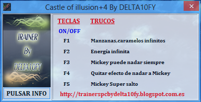 Castle of Illusion (Spanish) Trainer +4